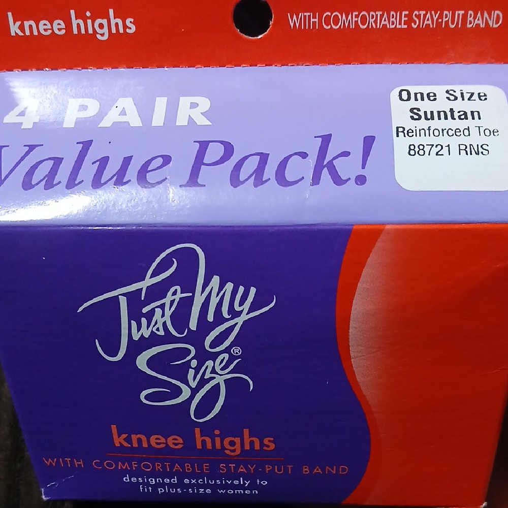 Just My Size Knee Highs - Suntan